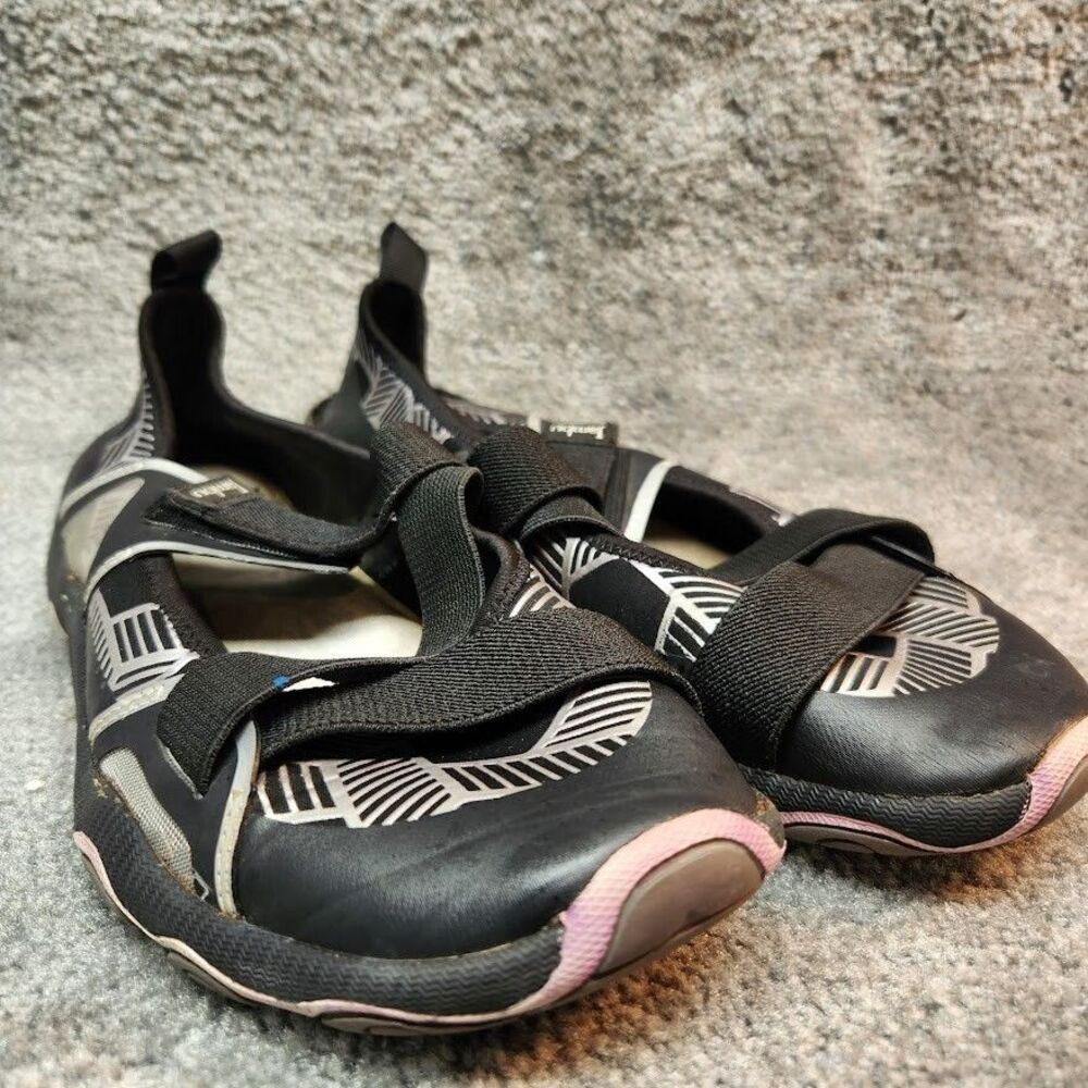 JAMBU Womens Shoes Omaha Vegan Black Memory Foam Sneakers Hook & Loop Size 9 M